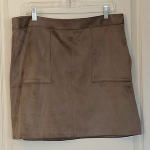 The Limited Faux Suede Mini Skirt
